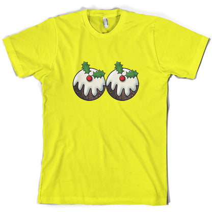 Christmas Pudding Boobs T Shirt