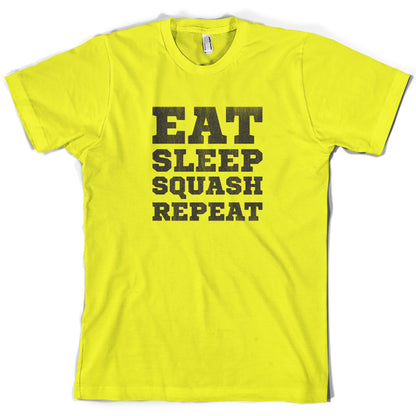 Eat Sleep Squash Repeat T Shirt