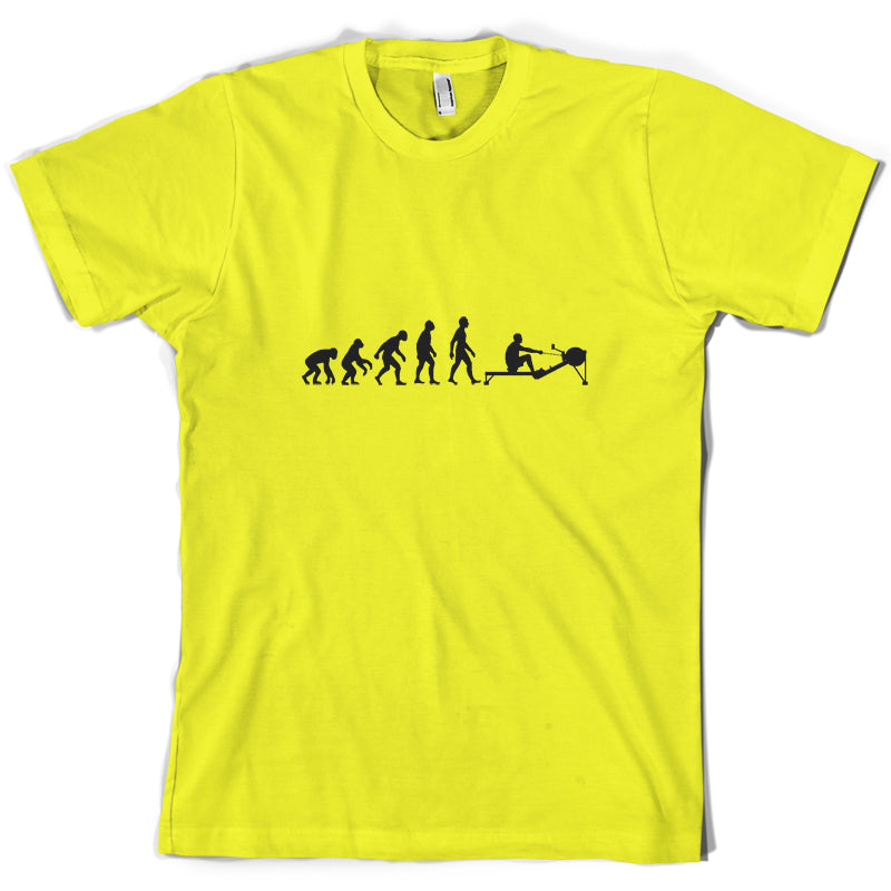 Evolution Of Man Rowing Machine T Shirt