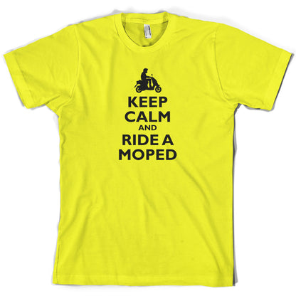 Keep Calm and Ride A Moped T Shirt