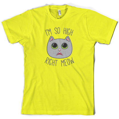 I'm So High Right Meow T Shirt