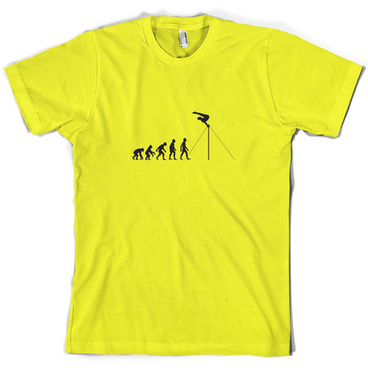 Evolution Of Man Horizontal Bars T Shirt