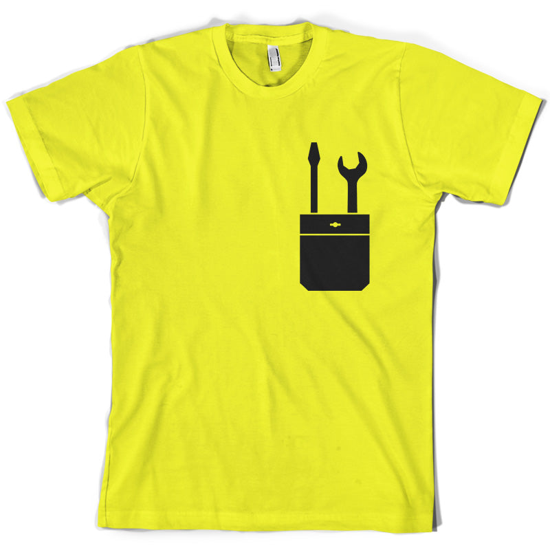 Tools In Pocket T Shirt