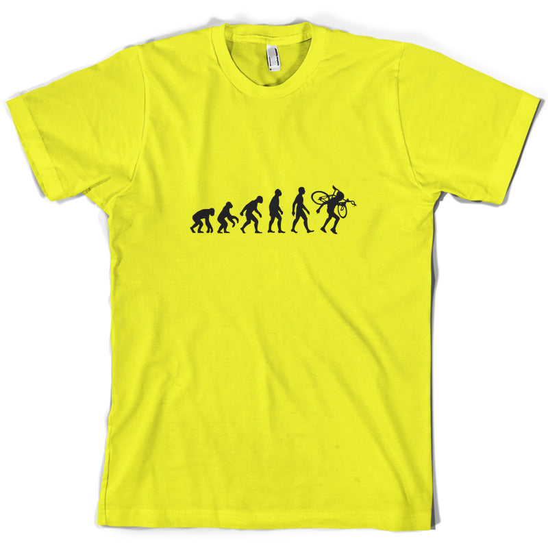 Evolution Of Man Cyclo-cross T Shirt