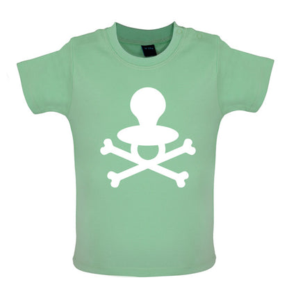 Dummy Crossed Bones Baby T Shirt
