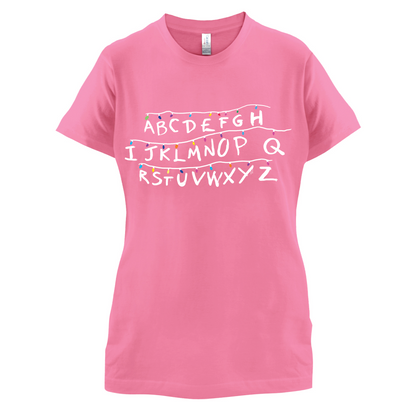 Stranger Alphabet T Shirt