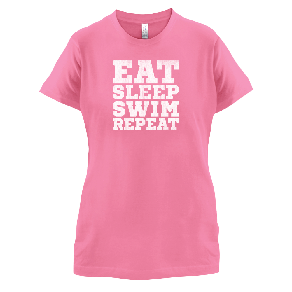 Eat Sleep Swim Repeat T Shirt