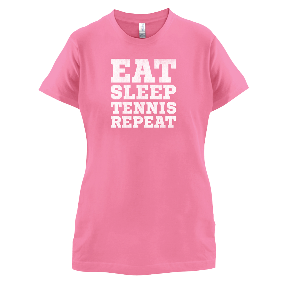 Eat Sleep Tennis Repeat T Shirt