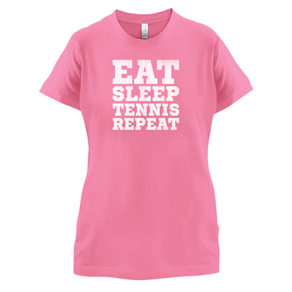 Eat Sleep Tennis Repeat T Shirt