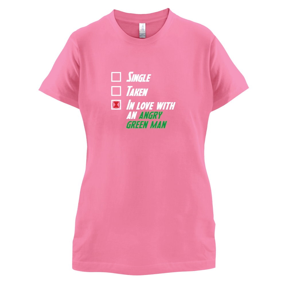Single Taken Angry Green Man T Shirt