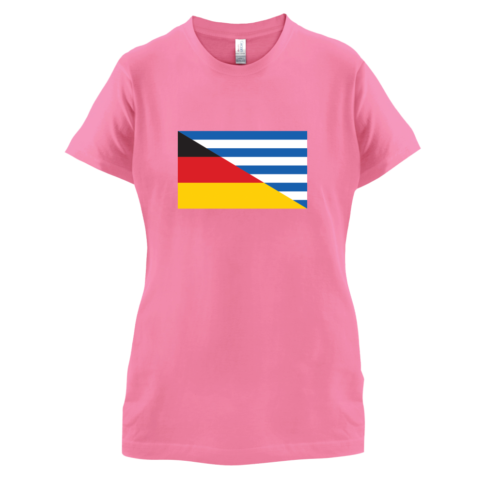 Half German Half Greek Flag T Shirt