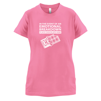Emotional Breadown Place Chocolate Here T Shirt