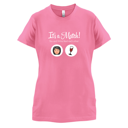 It's A Match Wine T Shirt