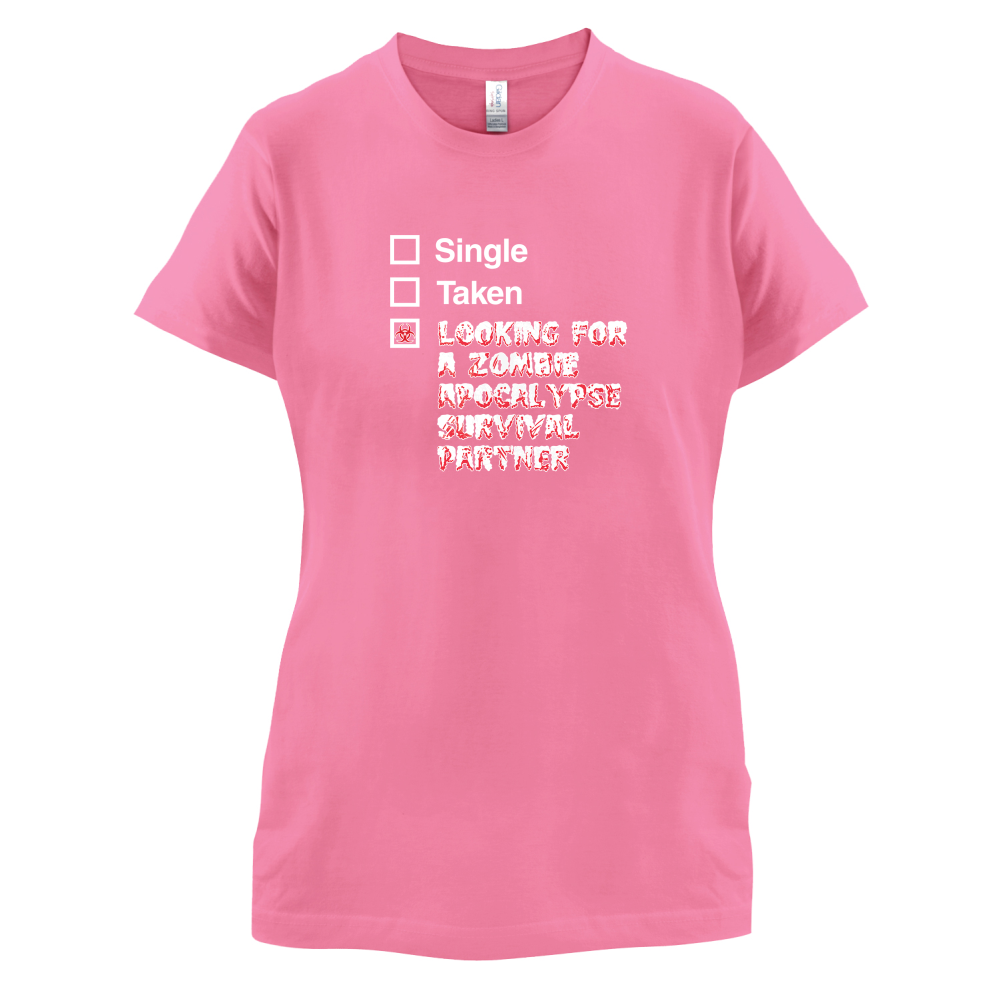 Single Taken Zombie Apocalypse T Shirt