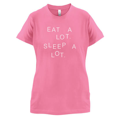 Eat A Lot Sleep A Lot T Shirt
