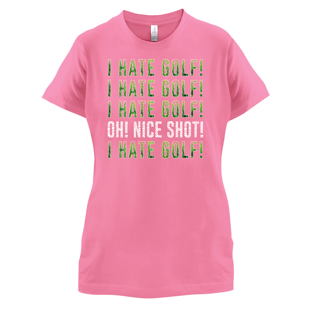 I Hate Golf T Shirt
