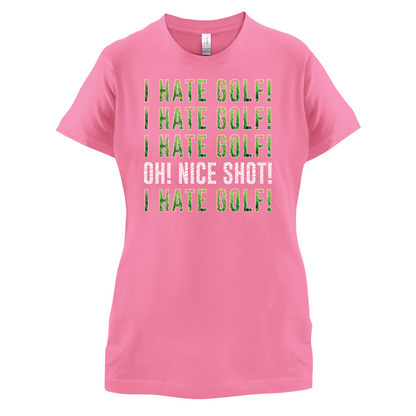 I Hate Golf T Shirt
