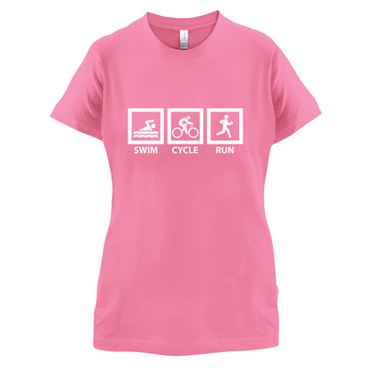 Swim Cycle Run T Shirt
