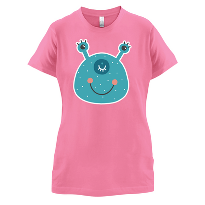 Smiley Face Alien T Shirt