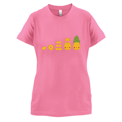 Evolution Of Pineapple T Shirt