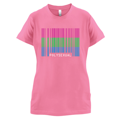 LGBT Barcode Flags - PolySexual T Shirt