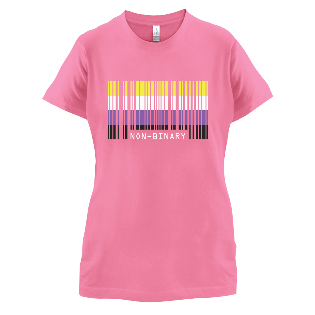 LGBT Barcode Flags - Nonbinary T Shirt