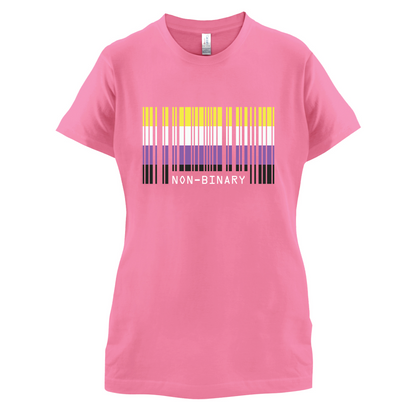 LGBT Barcode Flags - Nonbinary T Shirt