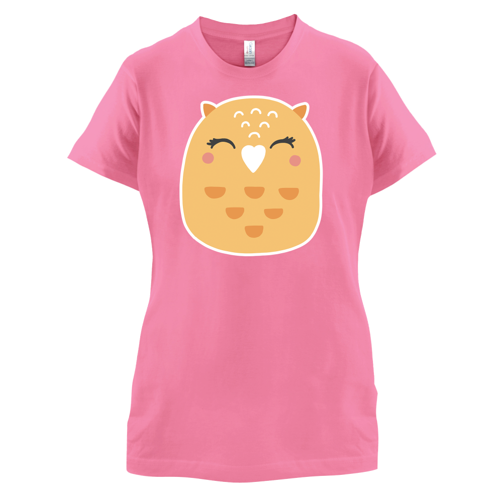 Smiley Face Mrs Owl T Shirt
