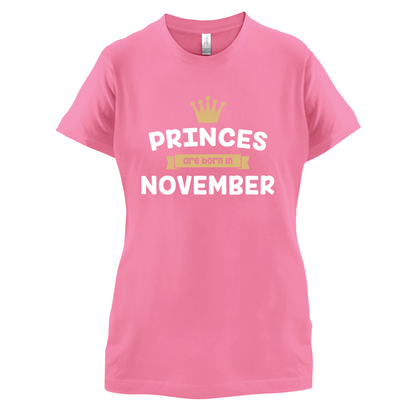 Princes Are Born In November T Shirt