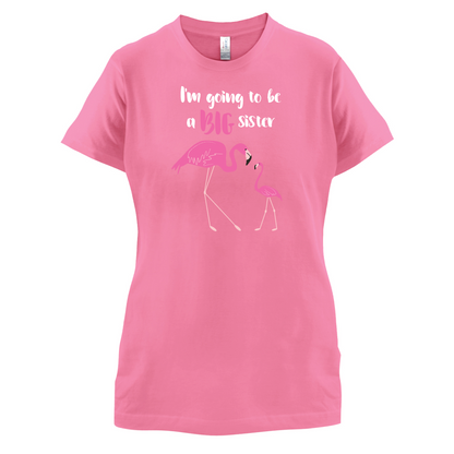 Big Sister Flamingo  T Shirt