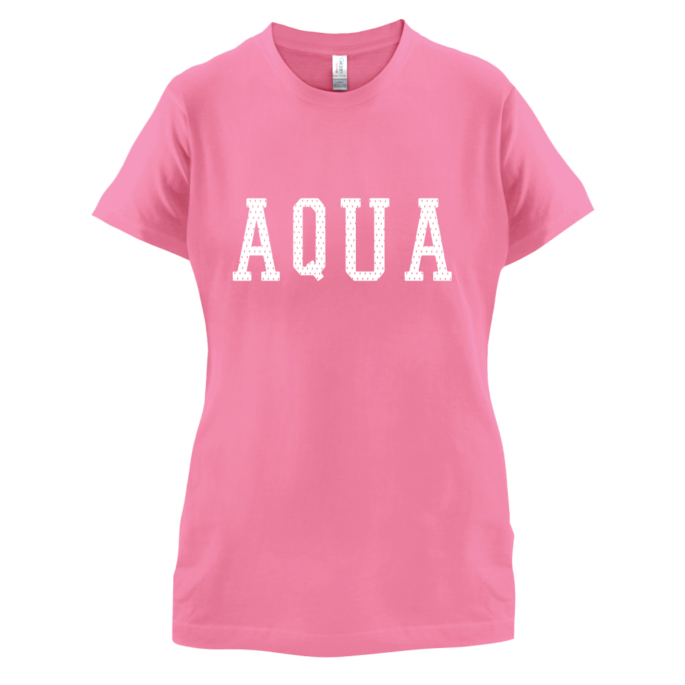 Justcie Aqua College Style T Shirt