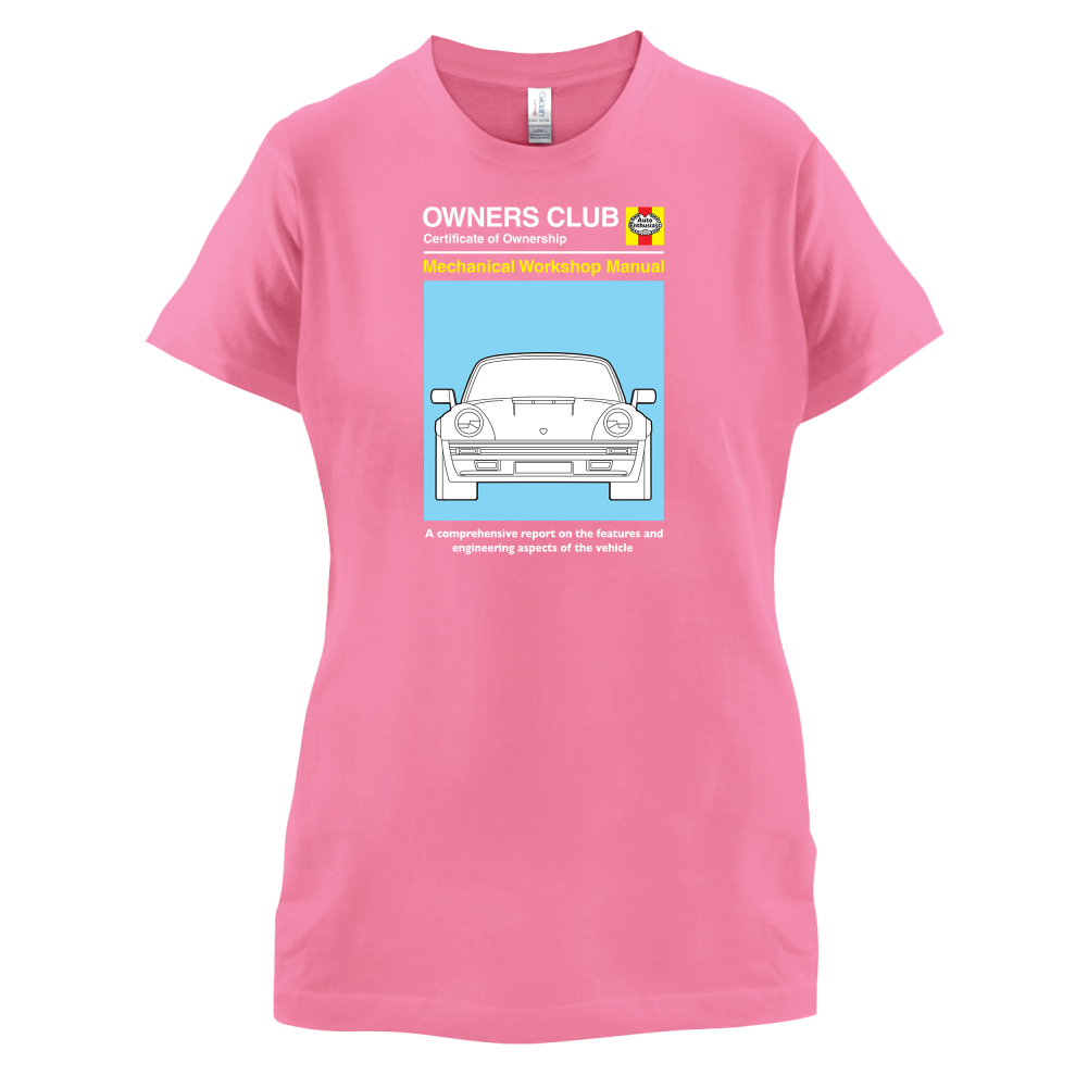 Car Owners Manual 964 Turbo T Shirt