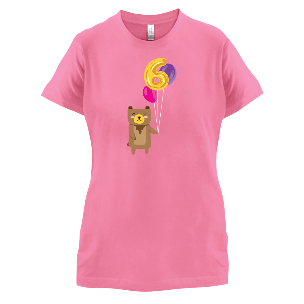 6th Birthday Bear T Shirt
