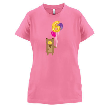 6th Birthday Bear T Shirt
