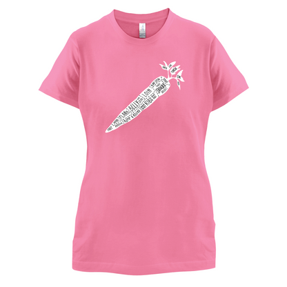 Butcher Carrot Diagram T Shirt