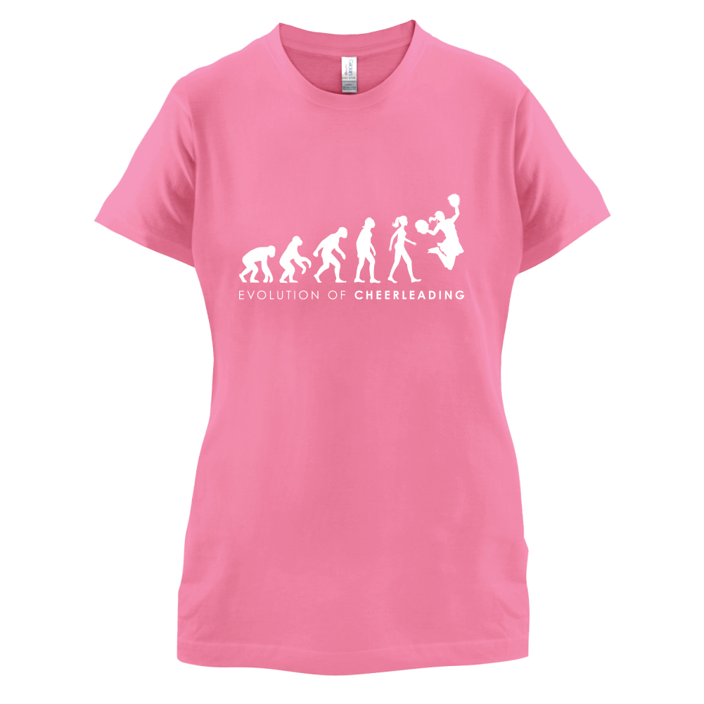 Evolution Of Woman Cheerleading T Shirt