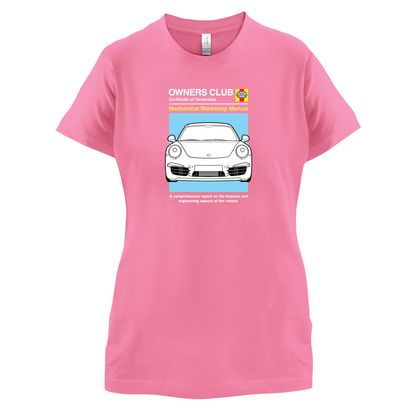 Car Owners Manual 911 T Shirt