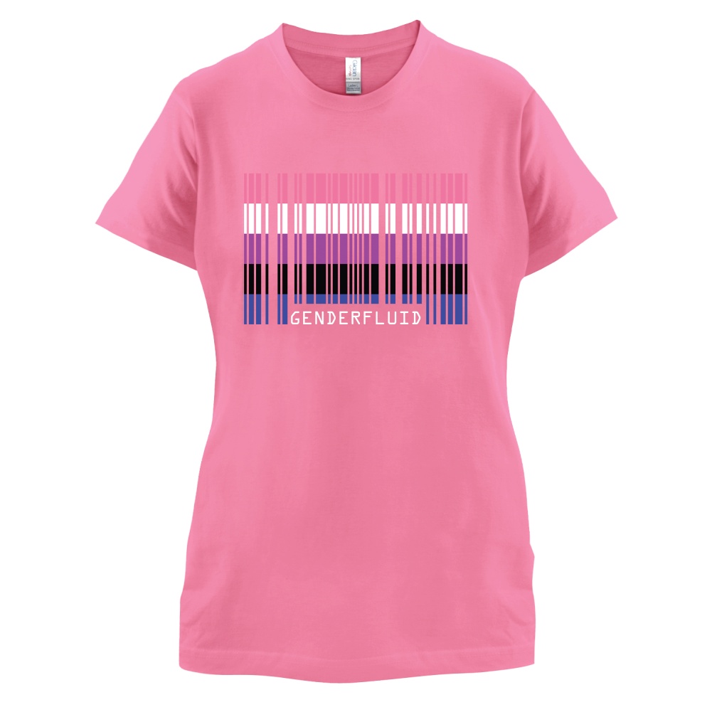 LGBT Barcode Flags - Gender Fluid T Shirt