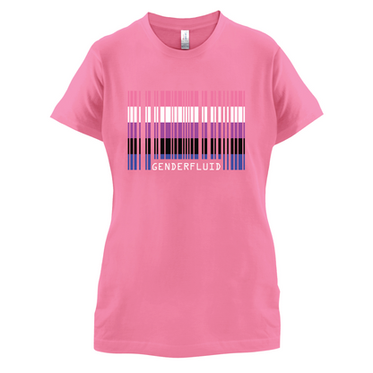 LGBT Barcode Flags - Gender Fluid T Shirt