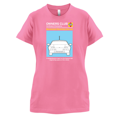 Car Owners Manual 928 Turbo T Shirt