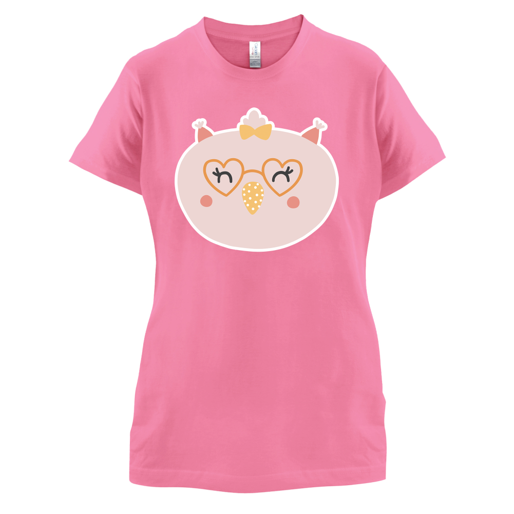 Smiley Face Chick T Shirt