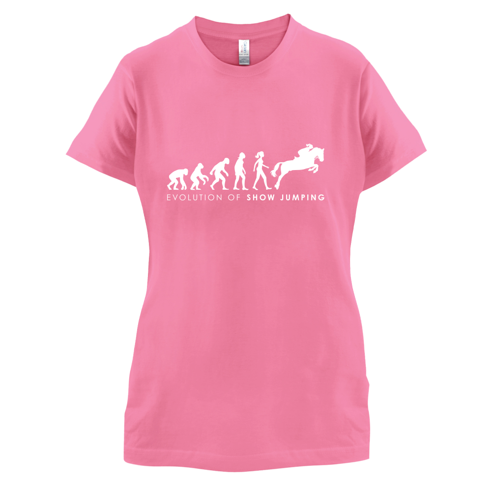 Evolution Of Woman Show Jumping T Shirt