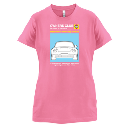 Car Owners Manual 959 Turbo T Shirt