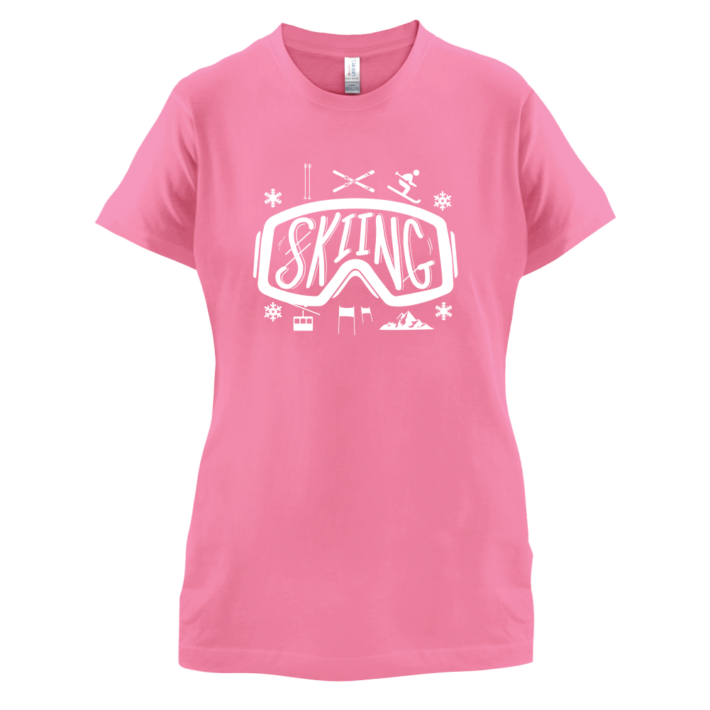 Skiing Goggles T Shirt