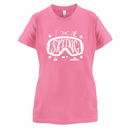 Skiing Goggles T Shirt