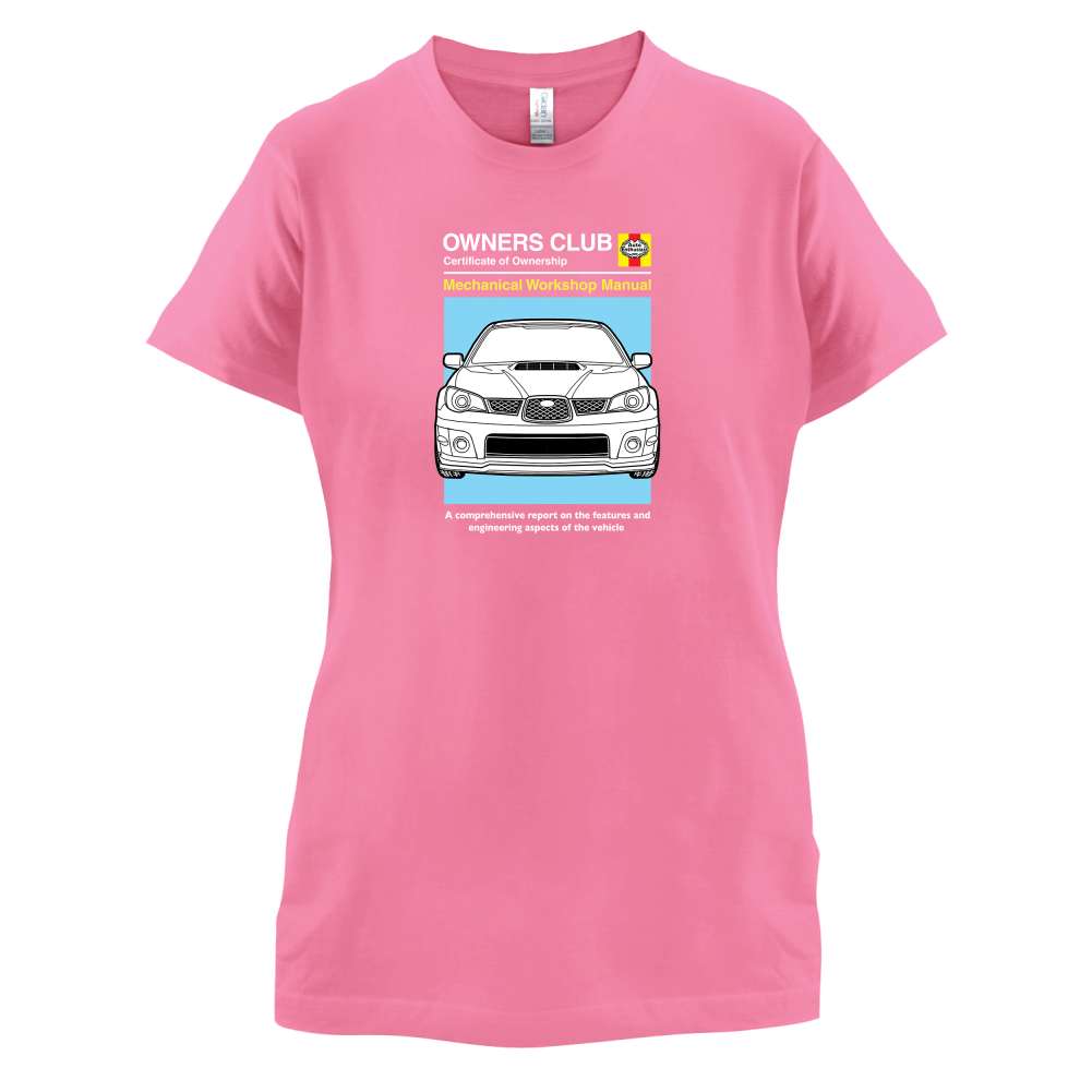 Car Owners Manual Impreza T Shirt