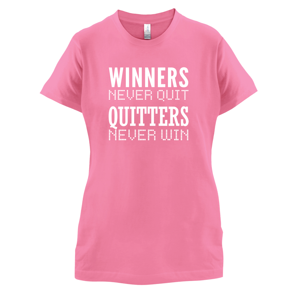 Winners Never Quit T Shirt
