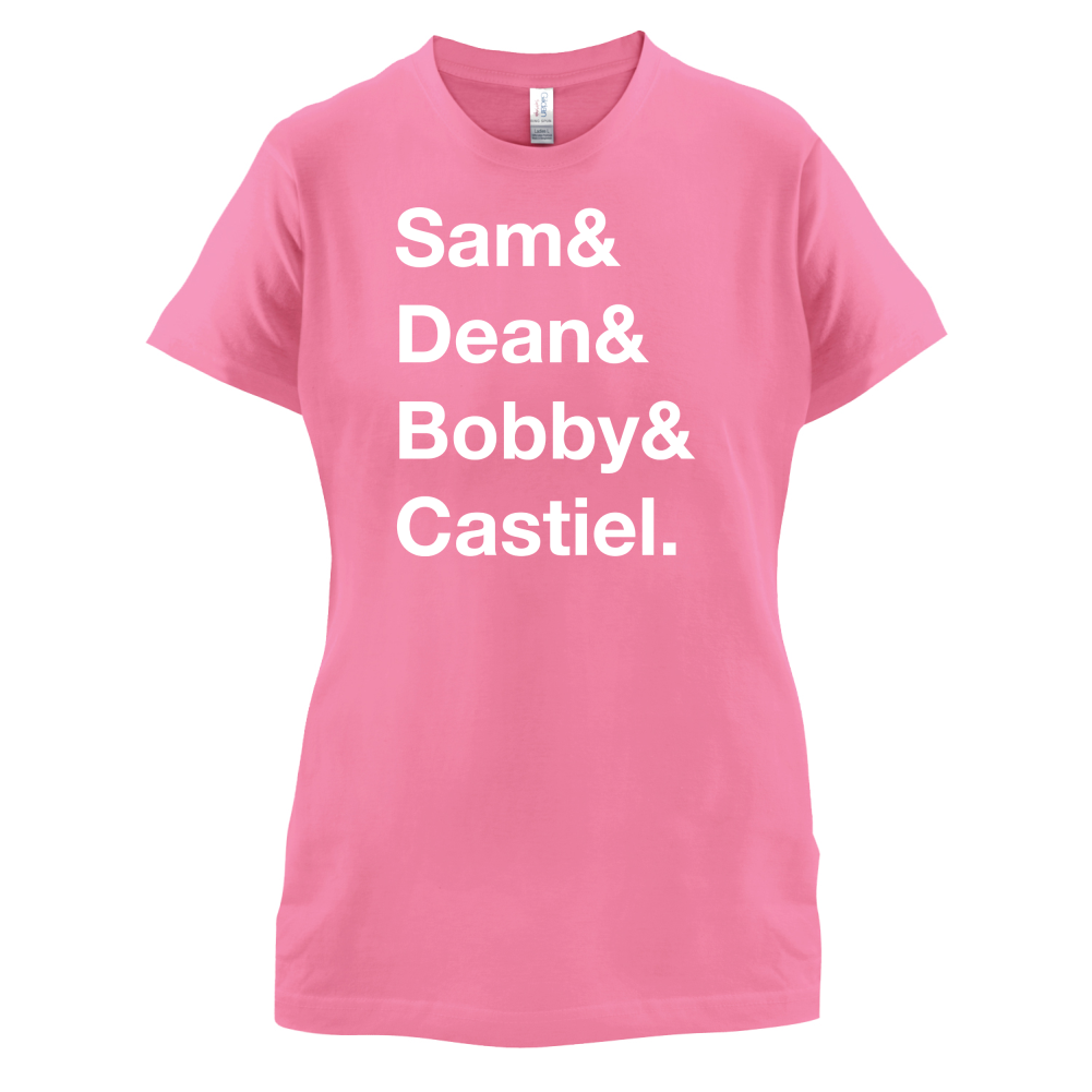 Sam & Dean & Bobby & Castiel T Shirt
