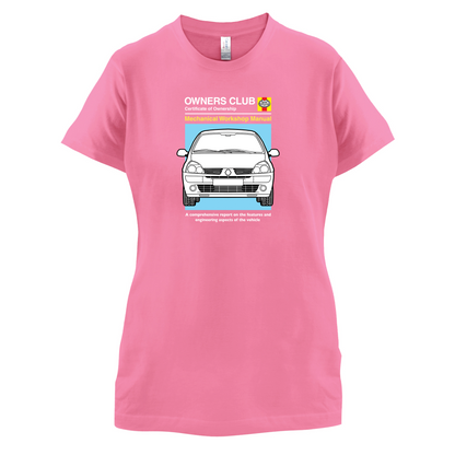 Car Owners Manual Clio T Shirt