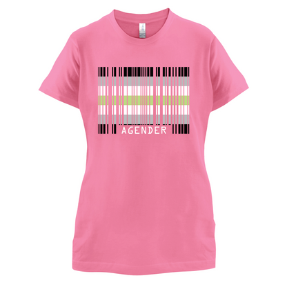 LGBT Barcode Flags - Agender T Shirt